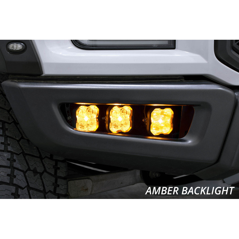  Diode Dynamics - SS3 LED Fog Light Kit for 2017-2020 Ford Raptor, Yellow Max